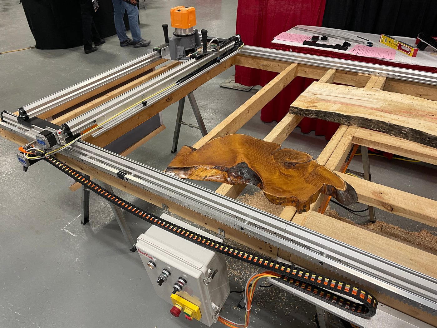 RGS - Motorized CNC Flattening Router Sled Table for Woodworking – TrueTrac