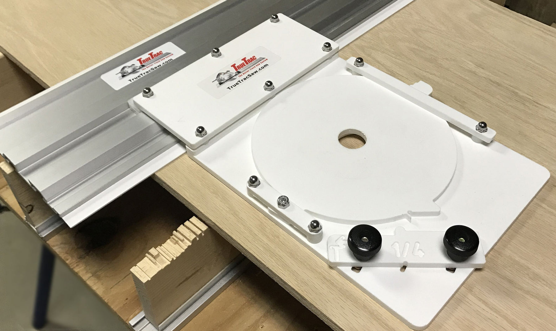 Dado/Router Jig Adapter Plate for Track Saw - TrueTrac