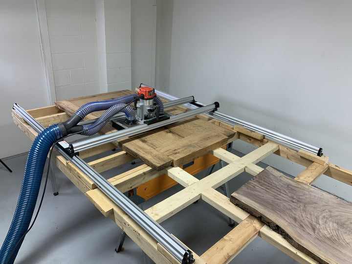 Router Gantry System - 48” x 72” Slab Flattening Table | TrueTrac
