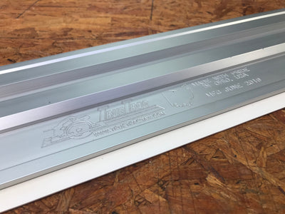 TrueTrac Pro-Series Track Saw Guide Rails with Engraved Logo