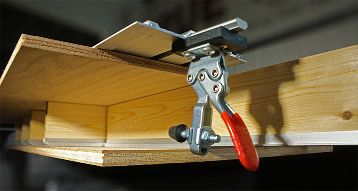 Toggle For Track Best Small Toggle Clamps for Track Saw Guide Rails - TrueTrac