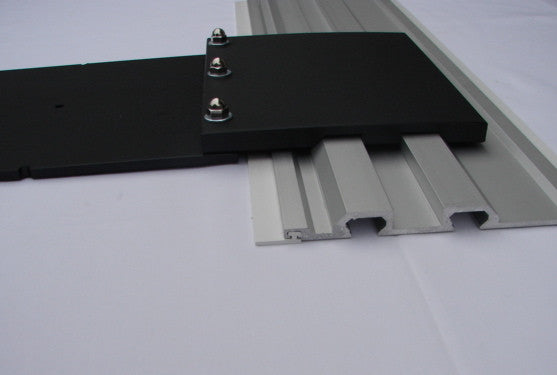 TrueTrac Router Adapter Plate on Guide Rails